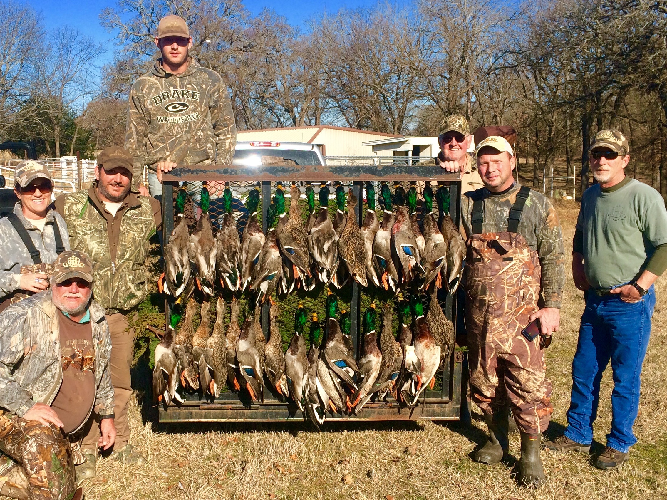 Duck hunt group with Four Seasons Guide Service